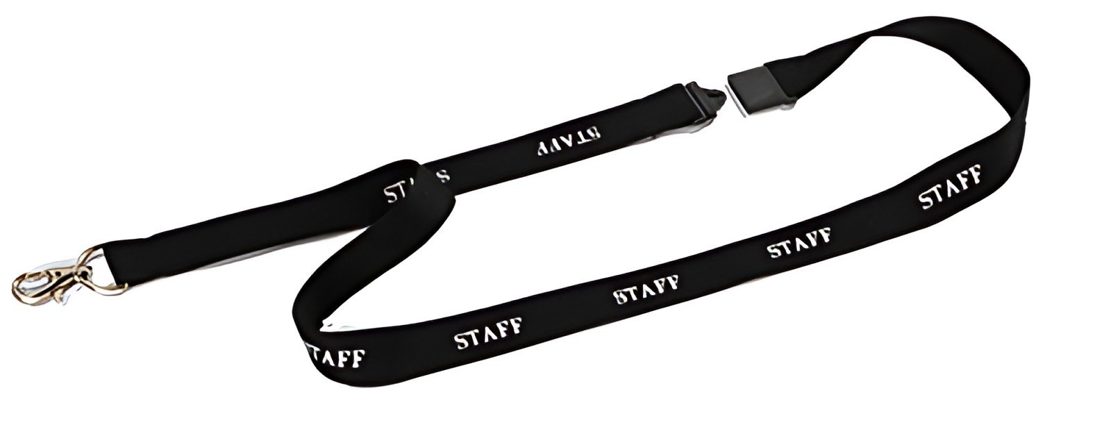 DURABLE Lacet textile 20 STAFF, longueur : 440 mm, noir
