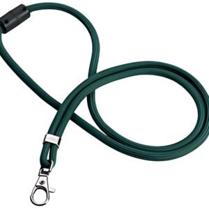 DURABLE Cordon textile rPET avec mousqueton, vert