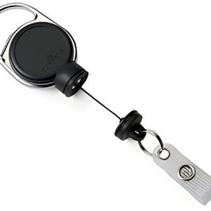 DURABLE Enrouleur "EXTRA STRONG", pour porte-carte, noir