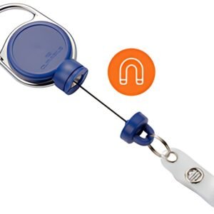 DURABLE Enrouleur "EXTRA STRONG", pour porte-carte, bleu