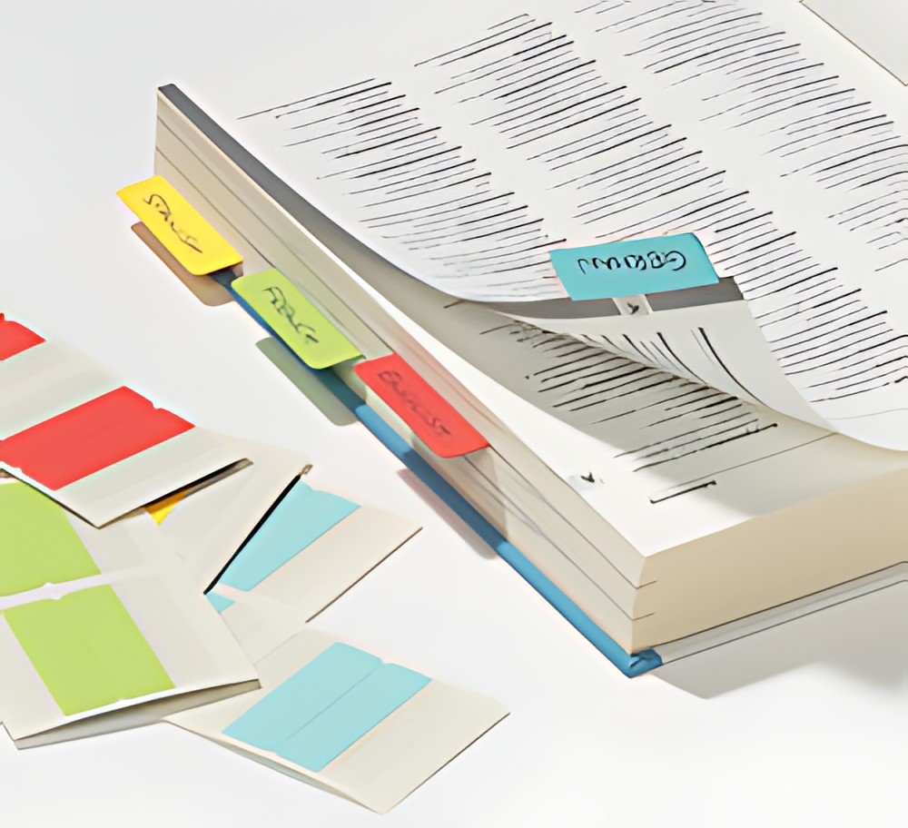 DURABLE Note adhésive Quick Tab Duo, en PET, couleurs