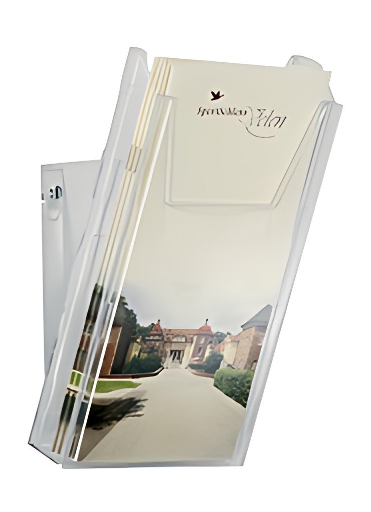 DURABLE Porte-brochures COMBIBOXX 1/3 A4 portrait