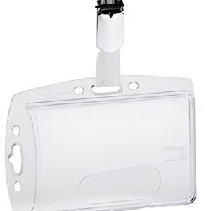 DURABLE Porte-badge, boîtier rigide, avec clip, 54 x 85 mm