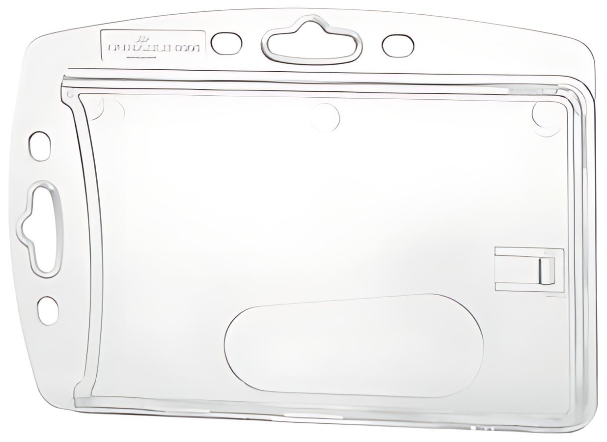 DURABLE Porte-badge, plastique rigide, 54 x 85 mm, encoche