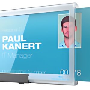 DURABLE Porte-badge PUSHBOX TRIO, transparent