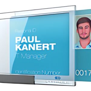 DURABLE Porte-badge PUSHBOX TRIO, transparent