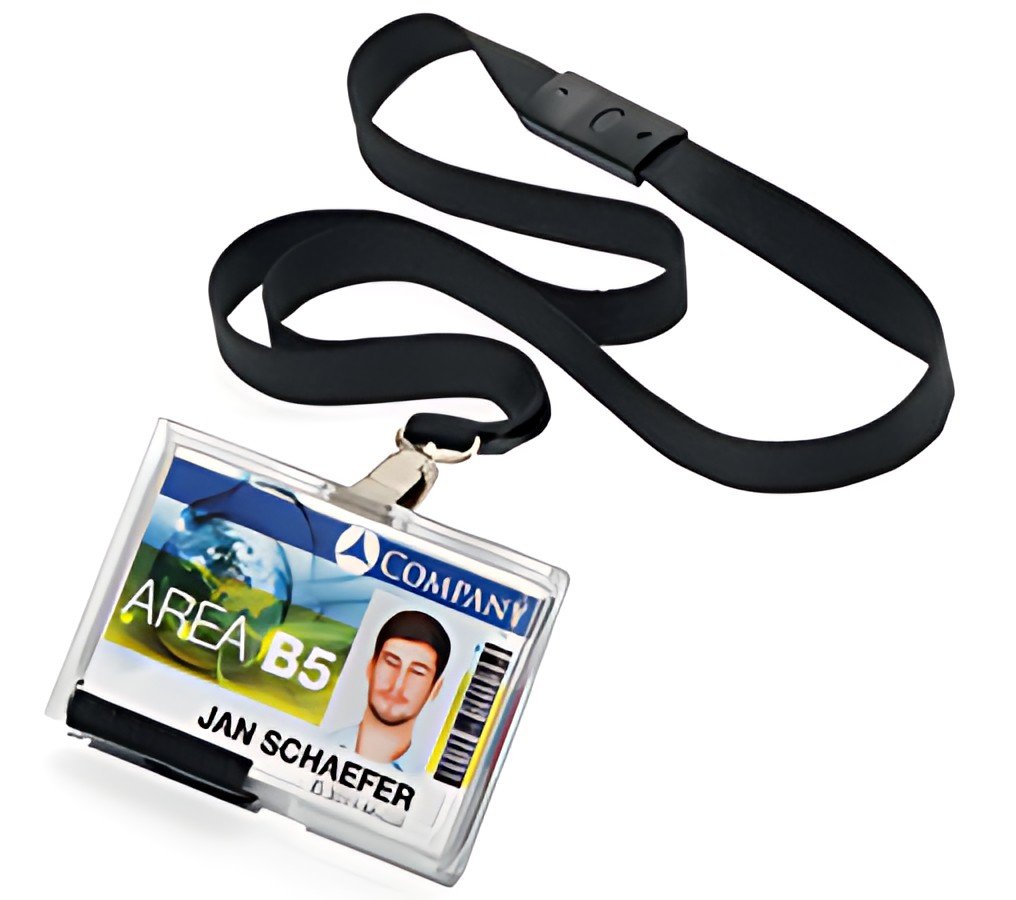 DURABLE Porte-badge "PUSHBOX DUO", pour 2 cartes