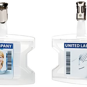 DURABLE Porte-badge "reXycle", avec clip, pour 2 badges