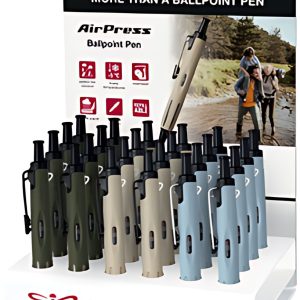 TOMBOW Stylo à bille rétractable "AirPress Pen", présentoir