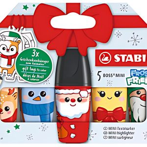 STABILO Surligneur BOSS MINI Frosty Friends, étui de 5