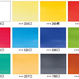 ROYAL TALENS Van Gogh Basiskasten Aquarellfarben, 12 Farben