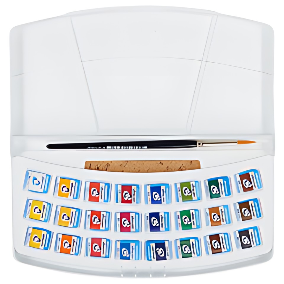 ROYAL TALENS Van Gogh Aquarell-Farbkasten, 24 Farben