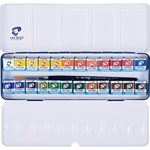ROYAL TALENS Van Gogh Aquarell-Farbkasten, 24 Farben