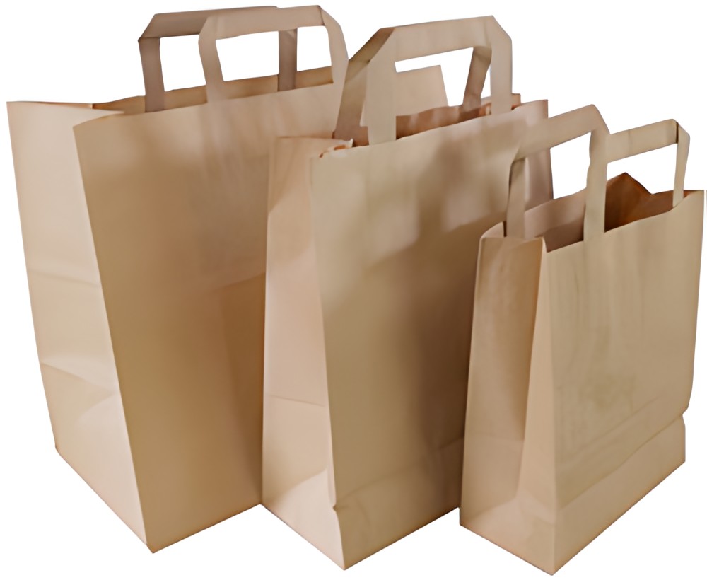 dm-folien Papier-Tragetasche, 260 x 170 x 250 mm, braun